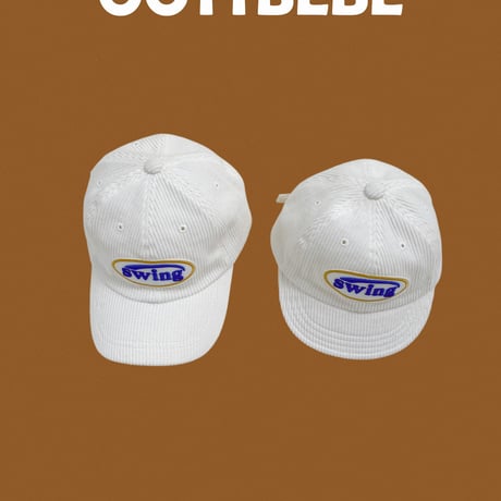 oottbebe/32. Swing coduroy ( hip daily ) ball cap S(1-3Y)-F(56-58CM)