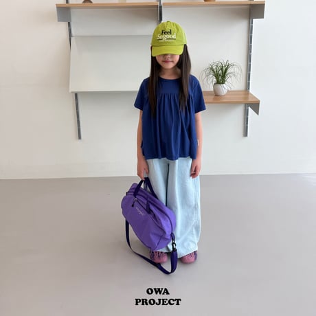 owa/15. shirring T-shirt S-XL