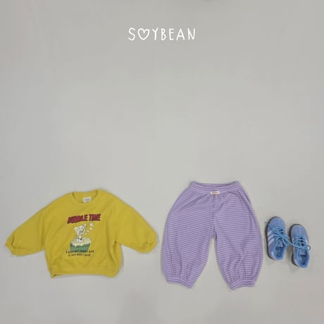 soybean/36. plan ) stripe bullon jogger XS-XL
