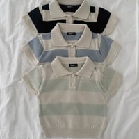 aosta/22. Knit Collar T S(1-2Y)-L(3-5Y)