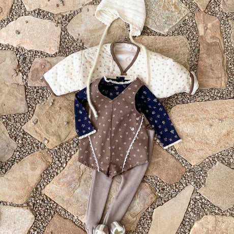 bebeholic/15. eve overalls suit S(3-6M)-XL(18-24M)