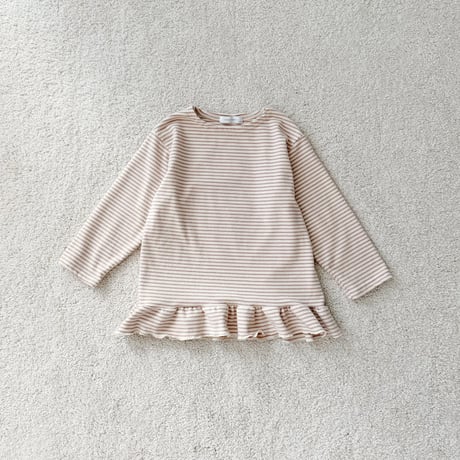 urbanrabbit/46. Loose-fit Ruffle Longline Tee XS-XL