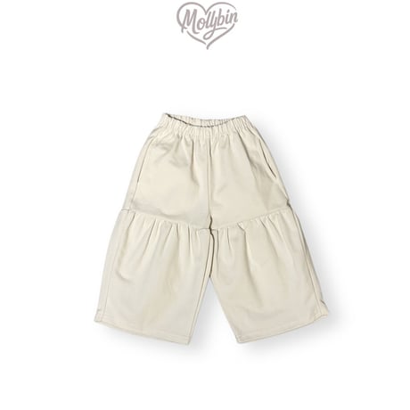 mollybin/9. wide shirring pants ADULT