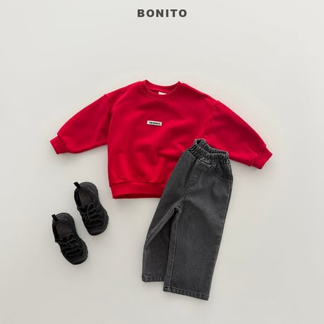 bonito/10. plan ) creyon man-to-man 12M-XL