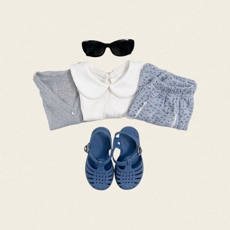 oottbebe/77. pastel sleeveless collar T-shirt XS(1-2Y)-XL(6-7Y)