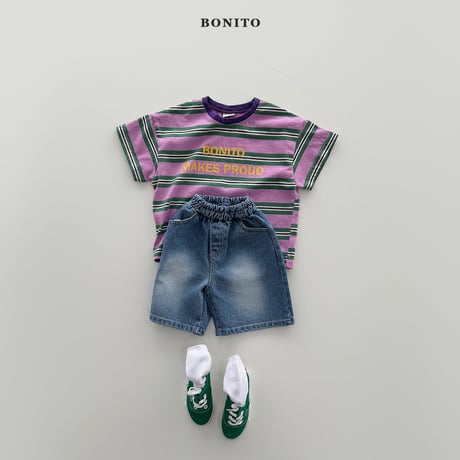 bonito/38. Proud Stripe T-shirt? 12M-XL