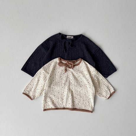 onu/6. flower ribbon T-shirt BABY(12M)-XL(6-7Y)