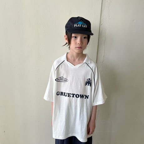gruebaba/64. poka collar T-shirt S-XL