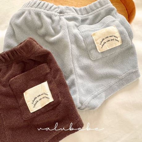 valubebe/41. awesome terry shorts  6M-S