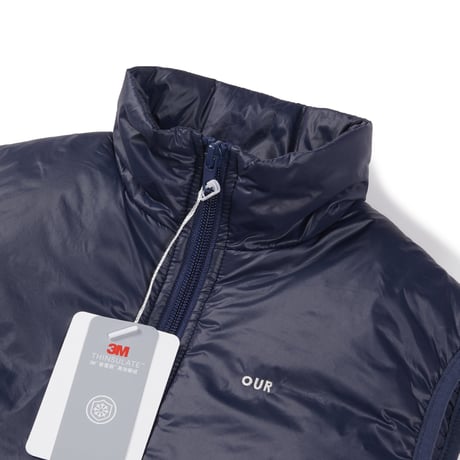 our/81. light padding vest S-XL