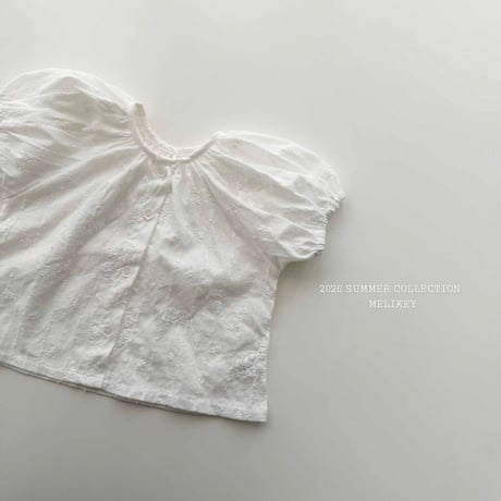 melikey/136. shirring blouse XS-XL
