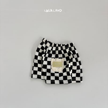 lalaland/49. checker board half pants 6M-18M