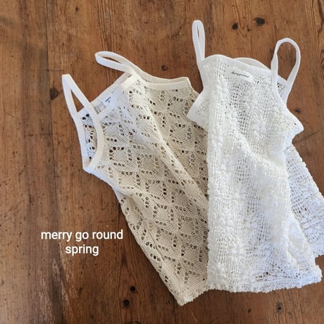 merrygoround/35. lace long sleeveless XS-2XL