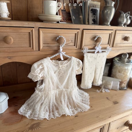 marron/24. lace bustier XS-L