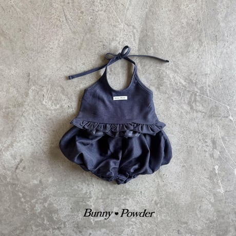 bunnypowder/209. denim holter bustier 2XL-4XL
