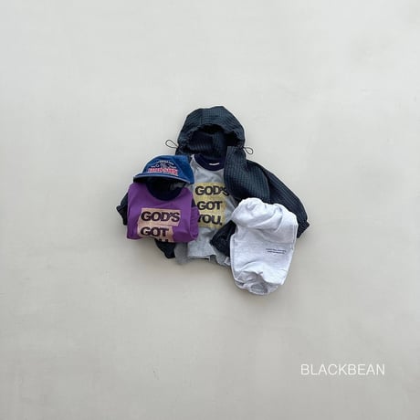 blackbean/51. Tape T-shirt S-XL