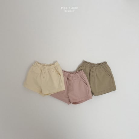 lindo/21. button half pants XS-XL