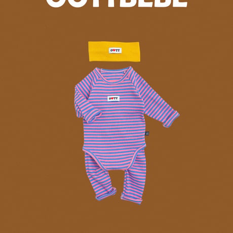 oottbebe/2. this bongbong suit ( bebe suit beari leggings S(0-6M)-M(6-12M)
