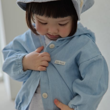 lalaland/82. bebe denim shirring hood 12M-18M