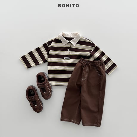 bonito/48. st collar T-shirt 12M-XL