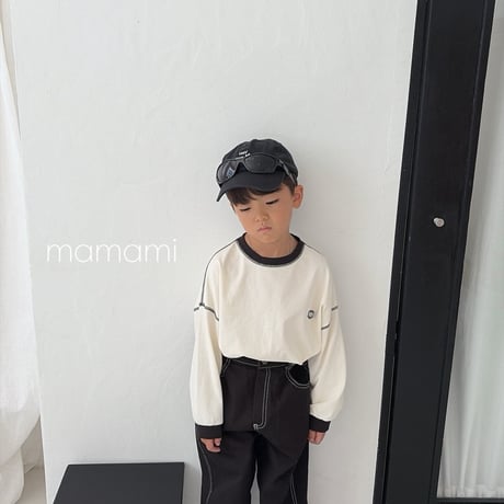 mamami/17. mmm stitch T-shirt XS-XL