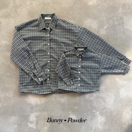 bunnypowder/28. check shirt S-XL