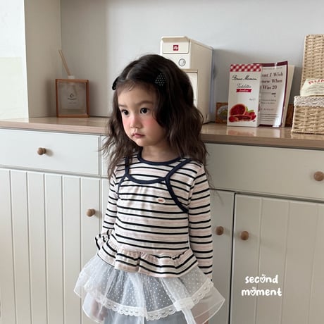 secondmoment/61. babi fril T-shirt JS-JL
