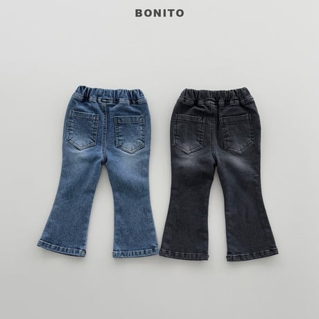 bonito/108. span denim pants boots cut 12M-XL