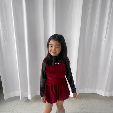pepper/39. coduroy short overalls  XS-XL