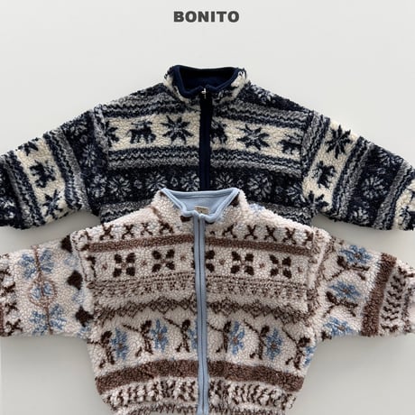 bonito/31. Nordic jumper zipup 12M-XL
