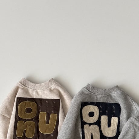 onu/22. onu patch man-to-man BABY(12M)-XL(6-7Y)