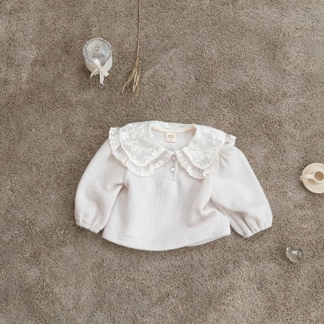 bebeholic/29. may collar T-shirt S(3-6M)-XL(18-24M)