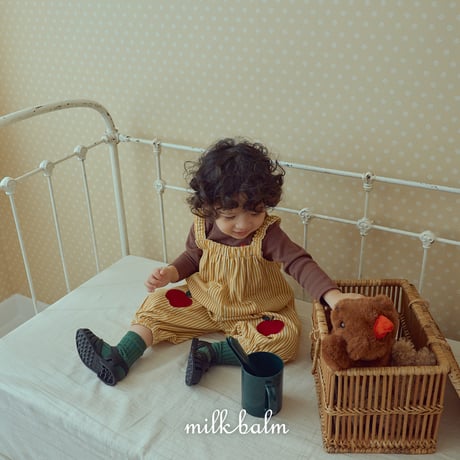 milkbalm/25. apple overalls XS-XL