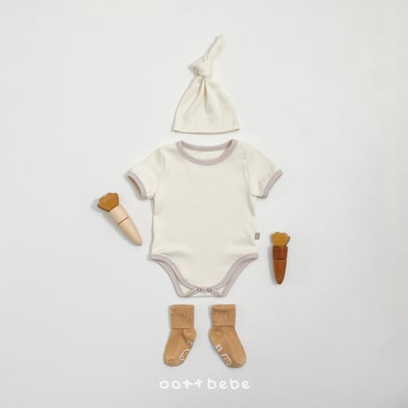 oottbebe/54. french ailet suit ( suit kokji hat ) set S(0-6M)-M(6-12M)