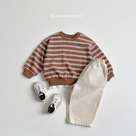 vividi/100. multi two color dangara man-to-man JS-JM