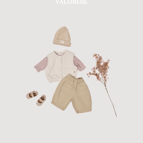 valubebe/67. autumn pocket vest 6M-S