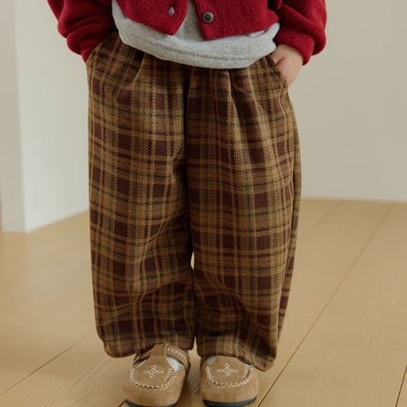 hikiki/20. mojik check pants 13-17