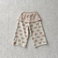 urbanrabbit/12. Knit Layered Floral Pants XS-XL