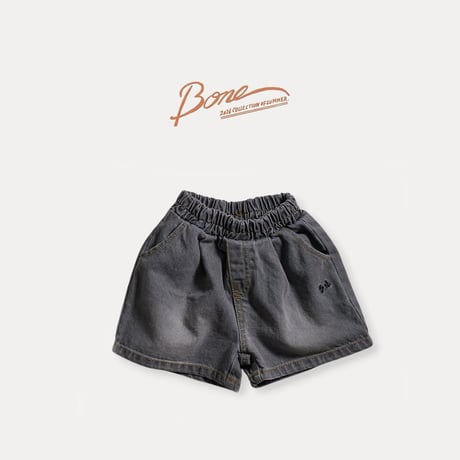 boneoune/76. bone daily denim half pants XS-XL