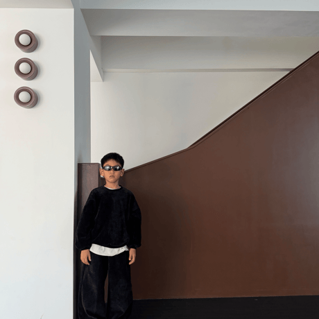 hibuddy/45. choco man-to-man S-XL