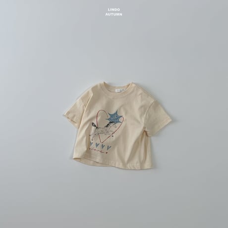 lindo/31. sketch half t T-shirt XS-XL