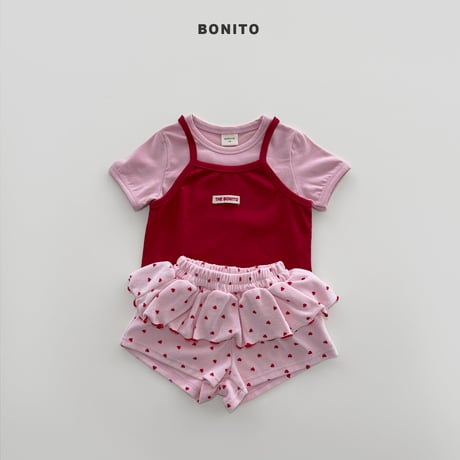 bonito/90. mini heart frill shorts? JS-JM
