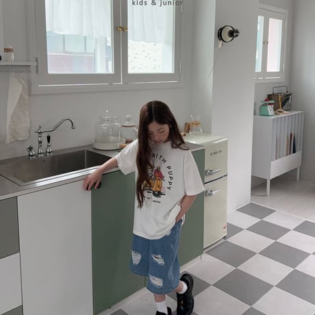 owen/50. with puffy half t T-shirt JS-JXL