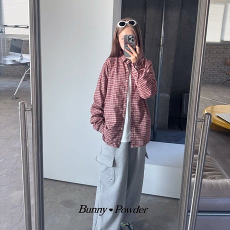 bunnypowder/30. check shirt ADULT
