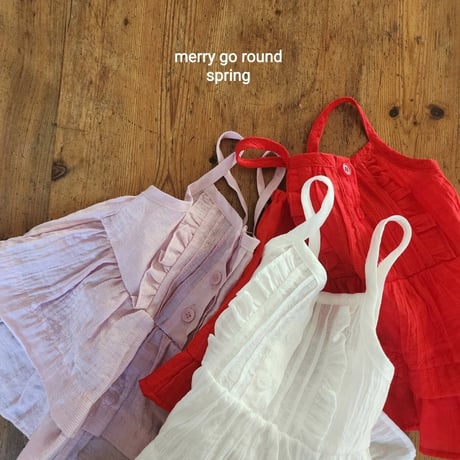 merrygoround/31. pin tuck bustier XS-2XL