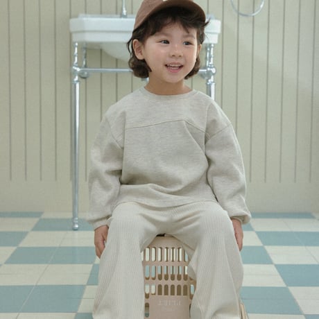 thebeige/11. Contrast long sleeve T XXS-L