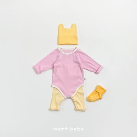 oottbebe/7. picnic ( modal golgi ) suit S(0-6M)-M(6-12M)