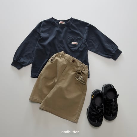 andbutter/39. Autumn Pocket T-Shirt S-XL