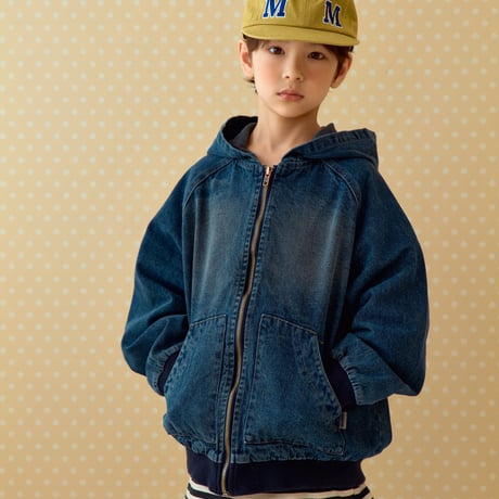 minimal/71. road denim hood jumper JS-JM