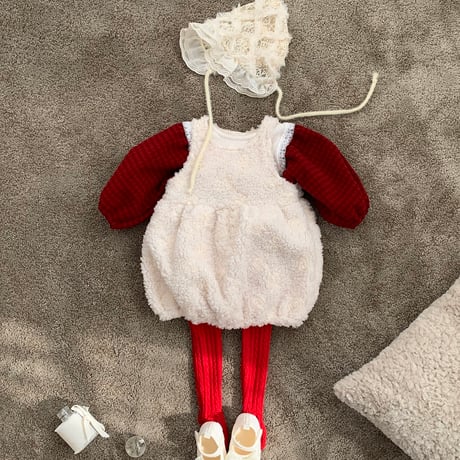 bebeholic/24. bullon roze one-piece S(6-12M)-L(18M-24M)